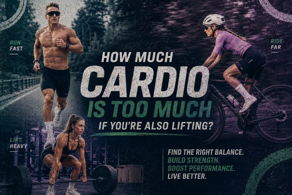 How much cardio is too much if you're also lifting — run, lift, and ride with balanced training guidance